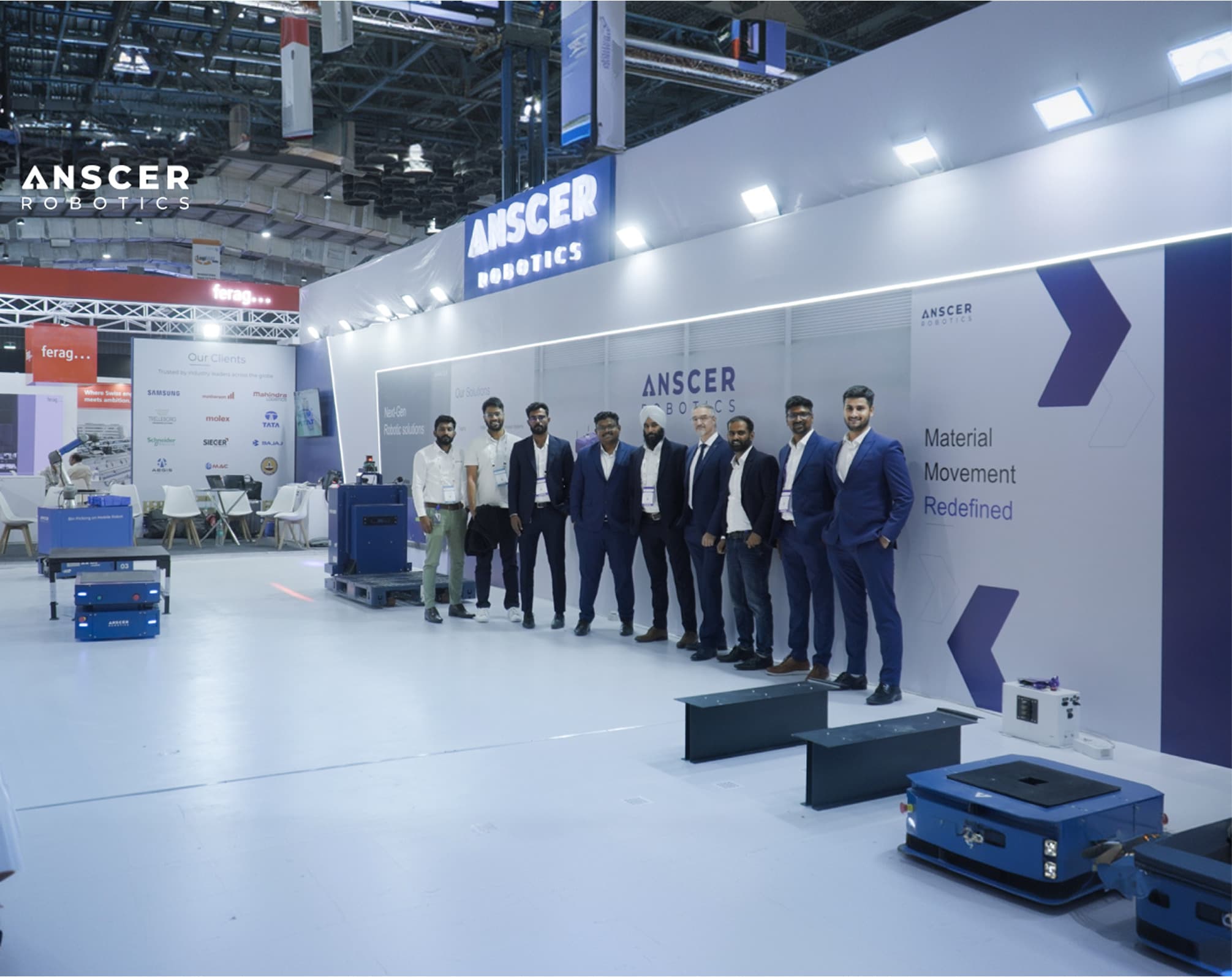 ANSCER autonomous robot in a facility