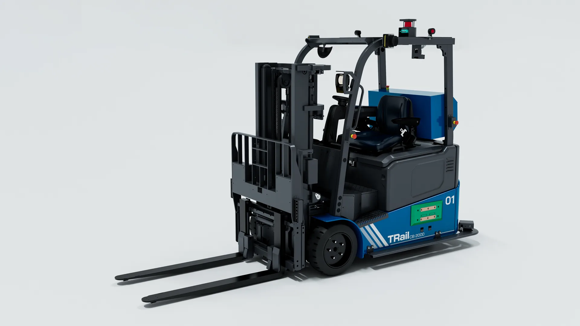 ANSCER TRail autonomous trailer unloading robot