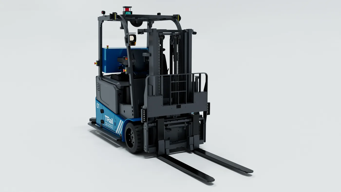 ANSCER TRail CB2000 autonomous forklift front view